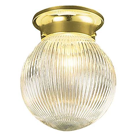 Design House 500629 Millbridge Traditional 1 Indoor Flush Mount Ceiling Light Dimmable Clear
