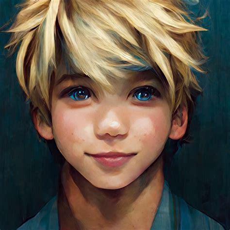 Blonde Anime Boy With Blue Eyes Blonde Anime Boy Anime Boy Blonde