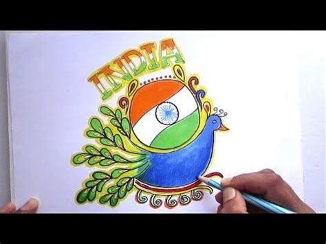 Tap into the subconscious creative brain pockets. Happy Republic Day Creative Drawing for kids || Happy ...