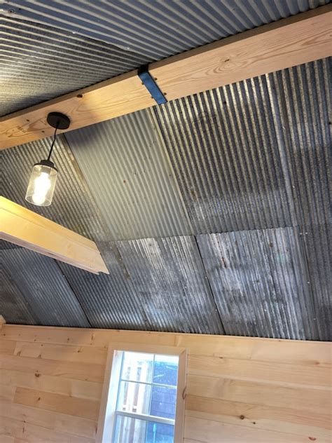 Recessed Lights In Corrugated Tin Ceiling Shelly Lighting
