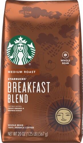 Starbucks® Breakfast Blend Medium Roast Whole Bean Coffee 20 Oz Ralphs