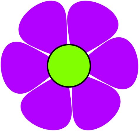 Flower Power Purple Clip Art At Vector Clip Art Online