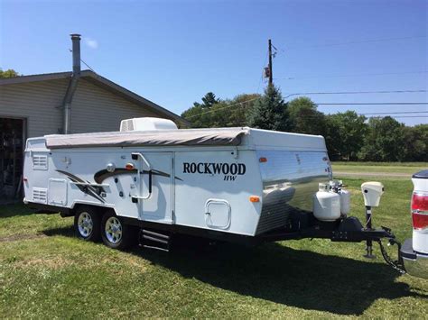 2012 Used Forest River Rockwood High Wall Hw296 Pop Up Camper In