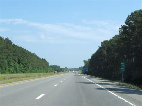 North Carolina Interstate 795 Northbound Cross Country Roads