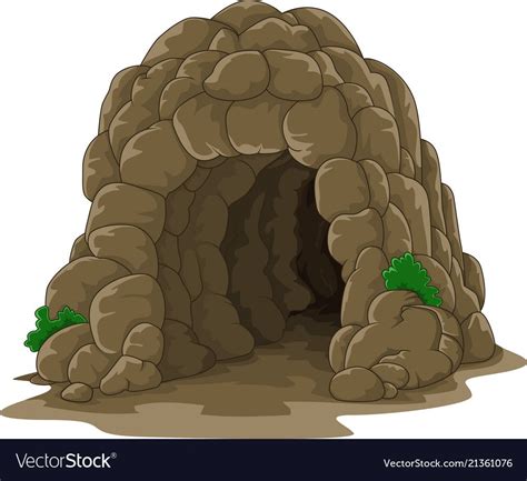 Cartoon Cave Isolated On White Background Download A Free Preview Or
