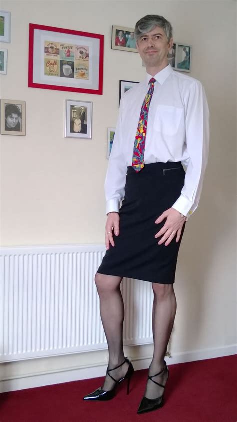 Work Look Heels Black Pencil Skirt From Debenhams And S Tie From