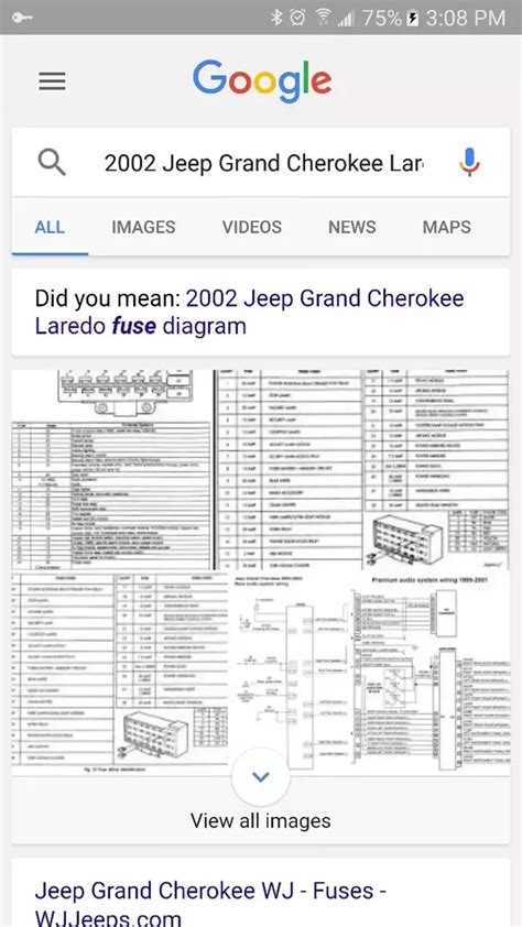 For the jeep grand cherokee second generation 1999, 2000, 2001, 2002, 2003, 2004 model year. Where can I find the fuse diagram for my 2002 Jeep Grand Cherokee Laredo? - Quora