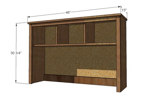 Plans For Computer Desk And Hutch Pdf Woodworking