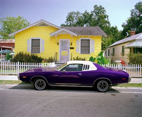 Purple Muscle Car Ours Was Green With A Black Roof Until I Wrecked It