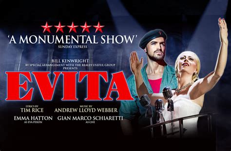 Evita From West End To Rainbow Tour Best Of Theatre News