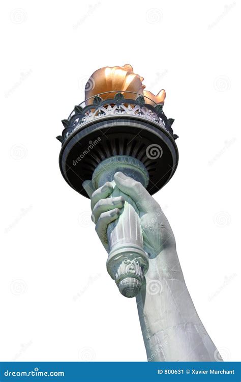 Statue Of Liberty Hand Isolated Stock Image Image 800631