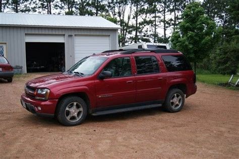 Purchase Used 2004 Chevrolet Trailblazer Lt Ext Maroon 3rd Row