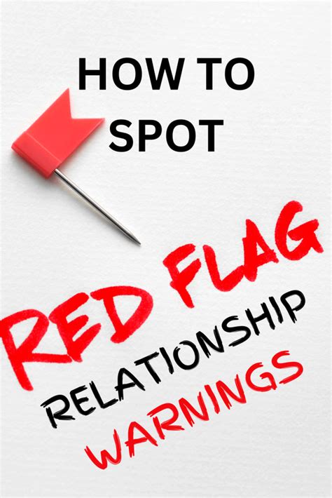 Relationship Red Flags How To Spot Them Your Perfect Dreams