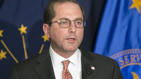 Health And Human Services Secretary Alex Azar Treated In Indianapolis