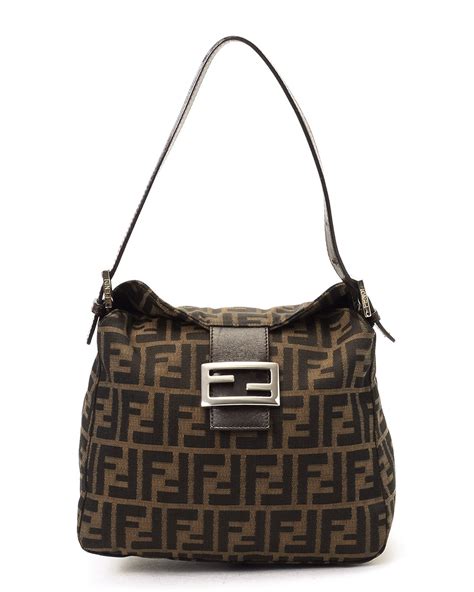 Designed in collaboration with artist sarah coleman and launching exclusively at the miami design district boutique. Fendi Monogram Shoulder Bag in Brown - Lyst