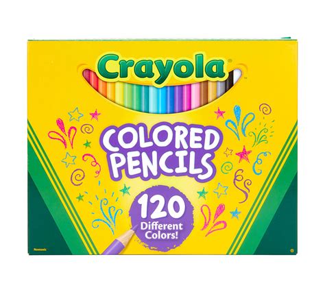 Colored Pencils 120 Count Coloring Supplies Crayola