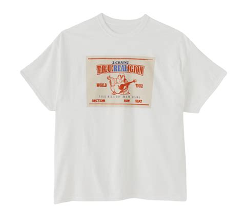 True Religion × 2 Chainz Merch Legacy Logo T Shirt Whats On The Star