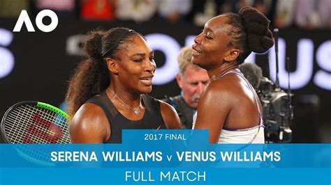 Serena Williams V Venus Williams Full Match Australian Open Final YouTube