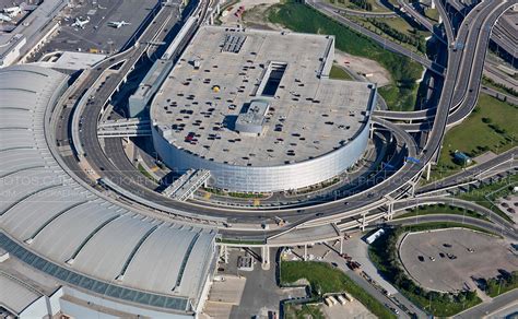 Aerial Photo Terminal 1 Parking Garage Pearson International Airport