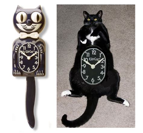 Retro Kit Cat Clocks In Modern Pantone Colors
