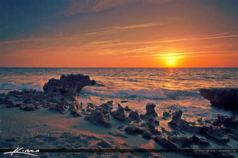 Coral Cove Parkhdr Blending Photoshop Smooth Sunrise Royal Stock Photo