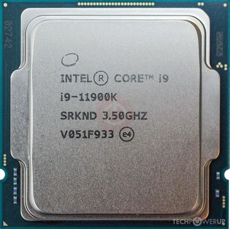 Intel Core I9 11900k Specs Techpowerup Cpu Database