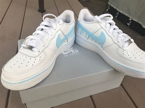 Painted Nike Air Force 1 Drip Painted Women Nikes Drip Etsy