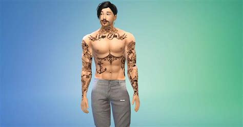 Thug Tattoos Sims 4