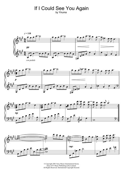 Yiruma River Flows In You Piano Sheet Music Hold Back The River James