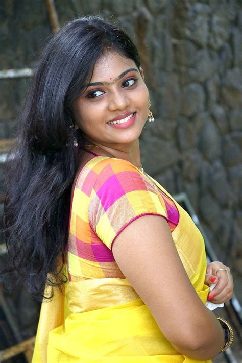 Meghna Stills In Saree At Veerapuram 220 Movie Audio Launch South Indian Actress
