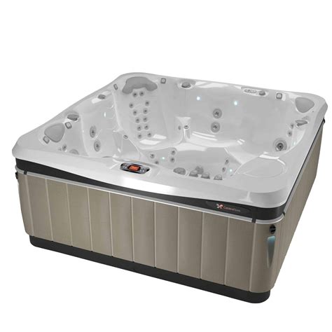 geneva® 6 person hot tub ultra modern pool and patio