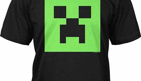 Minecraft Creeper Glow in the Dark Face Youth T-Shirt - Walmart.com