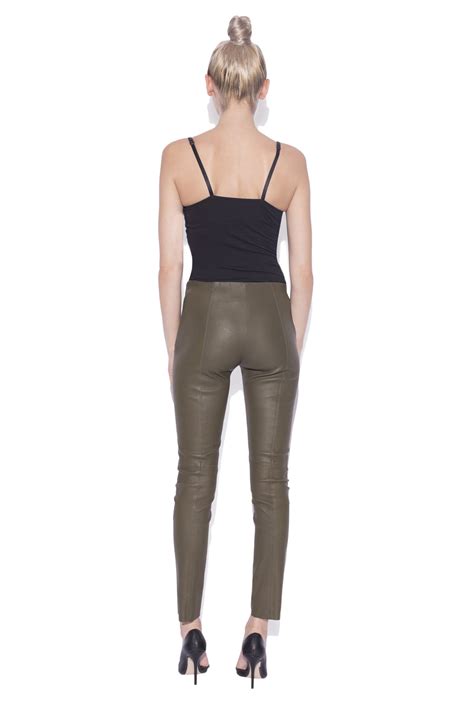 Leather Skinny Trousers P8947 Nissa