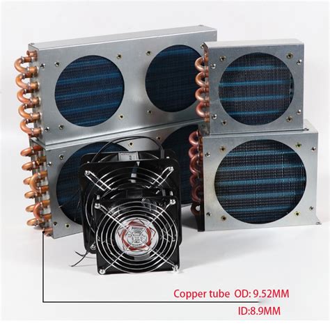 Small Shell Condenser Radiator Refrigerator Freezer Air Cooled Water