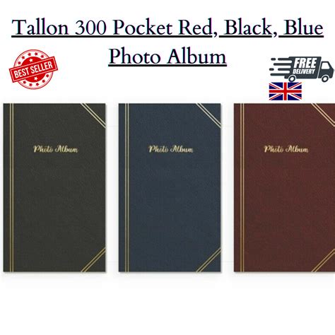 Tallon Photo Albums 300 Pocket 6 X 4 Slip In Album T Holds 300 Photos Ebay