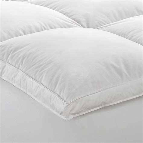 Exquisite Hotel Collection White Goose Down Feather Mattress Topper
