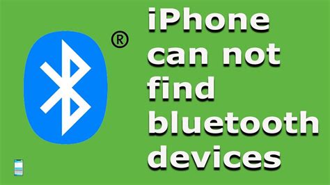 IPhone Can Not Find Bluetooth Devices Fix The Pairing Problem YouTube