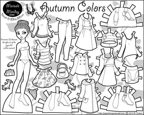 Best Marisole Monday Paper Doll Coloring Pages Update This Years