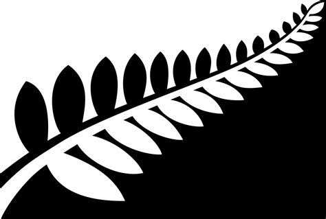 Modern living rooms in black and white. File:NZ flag design Silver Fern (Black & White) by Alofi ...