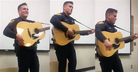 Police Officer With An Incredible Voice Sings Folsom Prison Blues