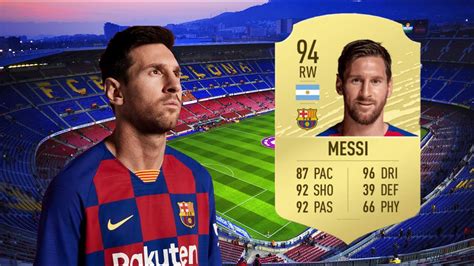 Fifa 20 Lionel Messi 94 Player Review I Fifa 20 Ultimate Team Youtube