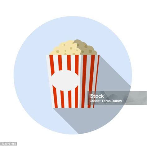 Popcorn Camilan Bioskop Tepung Jagung Dalam Kemasan Bergaris Merah