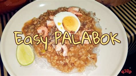 How To Make Easy Palabok Youtube