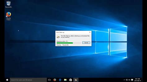 ️ Windows 10 Run Disk Cleanup Recover Space On Hard Drive Delete