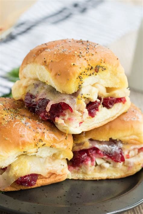 Turkey Cranberry Sliders Confessions Of Parenting Recipe In