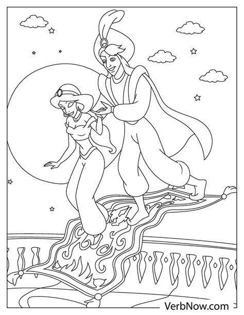 Free Princess Jasmin Coloring Pages And Book For Download Printable Verbnow