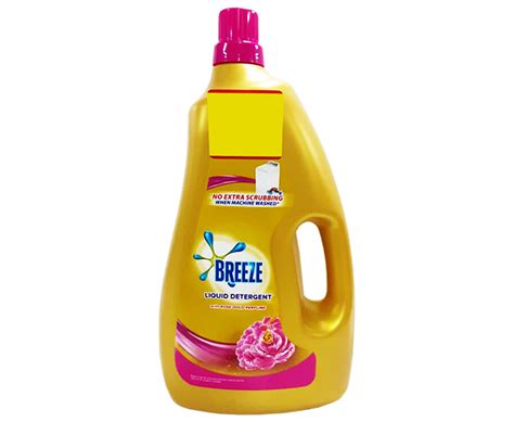 Breeze Liquid Detergent With Rose Gold Perfume 29l