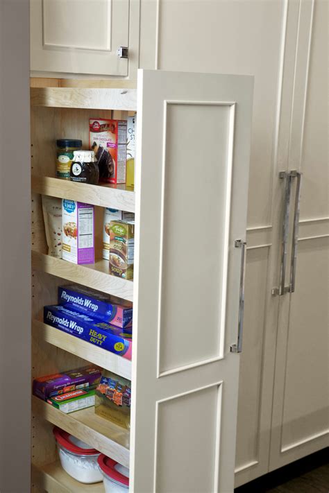 Tall Pull Out Pantry Wood Dura Supreme Cabinetry