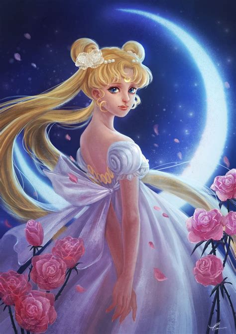Moon Princess By Yangtianli On DeviantART Arte Sailor Moon Sailor Moom Sailor Moon Fan Art