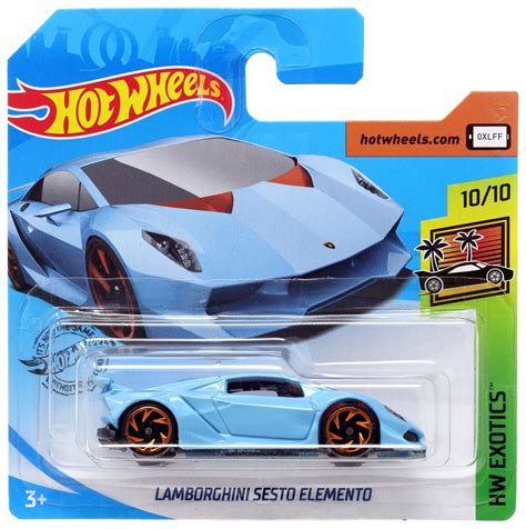 Hot Wheels Hw Exotics Lamborghini Sesto Elemento 164 Diecast Car 1010